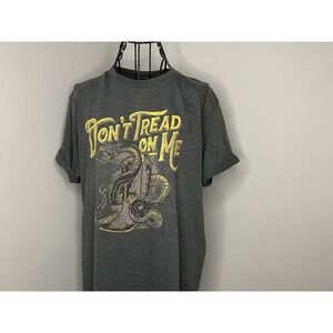 American Highway "Don't Tread On Me" Snake Boot Graphic T Shirt Size Medium